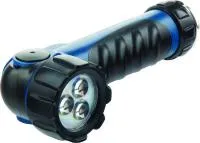 Фонарик светодиодный, противоударный, влагозащищённый, 3 ярких Led, 2хLR20, Stern