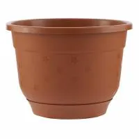 Горшок Флокс с поддоном, терракотовый, 5,5 л, Palisad