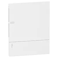 MIP22212 Mini Pragma Щит встраиваемый с белой дверцей 2 ряд / 24 мод, IP40, IK07, 63А, 2 клеммы