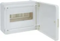 Щит открытой установки, 8М, с непрозрачной дверцей