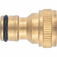 Адаптер латунный, 1/2", внутренняя резьба Palisad