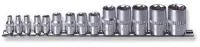 Комплект торцевых головок внешний Torx 1/4", 3/8" и 1/2"DR Е4-Е24, 14 предметов